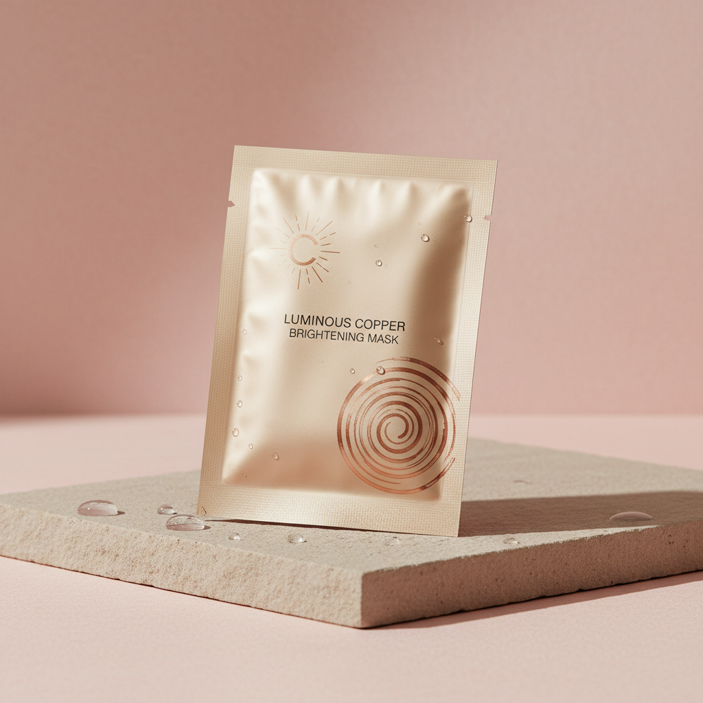 Luminous Copper Brightening Mask – Copper Spiral