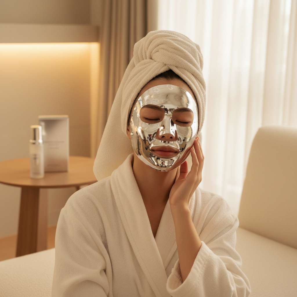 Mirror Finish Sheet Mask – Golden Hour